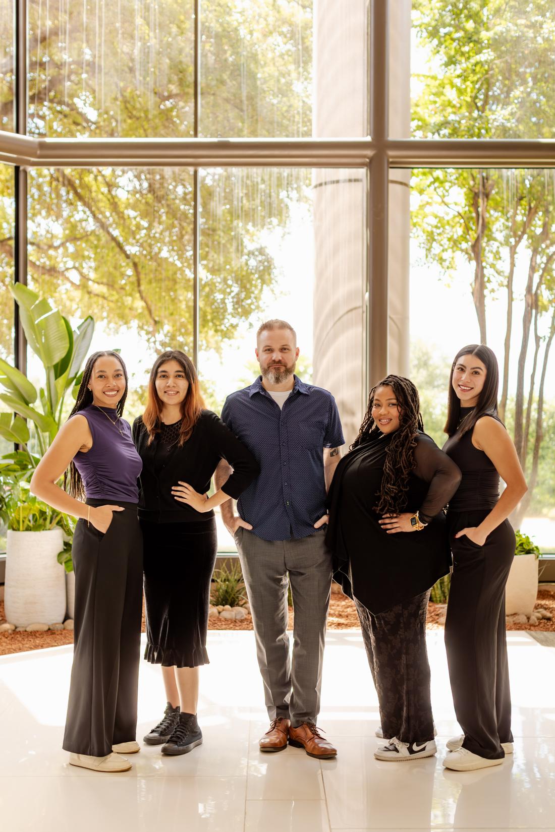 Matt Nelson with the Peachtree Rose Marketing team in San Antonio